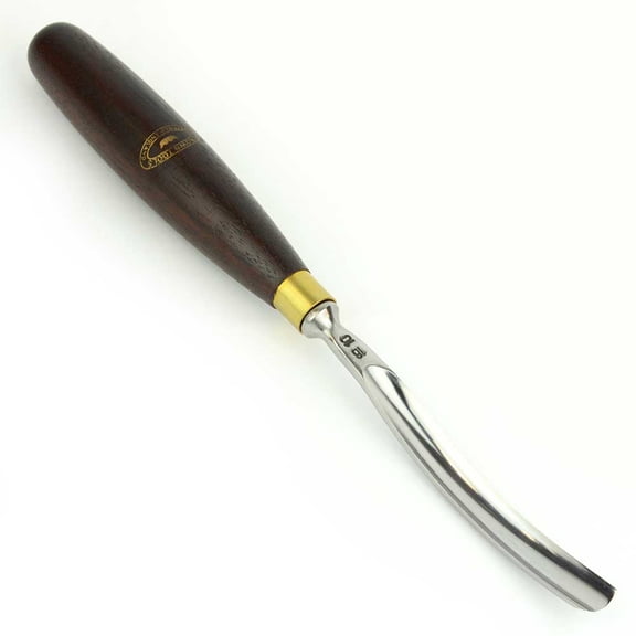 Crown Tools 2235 3/8 Inch Bent Gouge