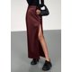 thumbnail image 5 of Falda PRETTYGARDEN 2025 de cuero sintético, tiro alto con abertura lateral, talla S, 5 of 5