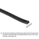 thumbnail image 3 of Aluminio Perfil Ranura Cubierta Plano Sello Negro 3 M 6mm 2020 Serie para 3D Impresora Accesorios Paquete de 1, 3 of 5