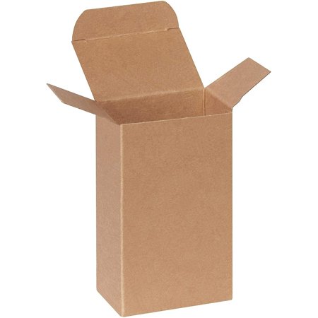 500 Reverse Tuck 3 x 2 x 5" Folding Cartons, Kraft Lavex Industrial ,Recyclable