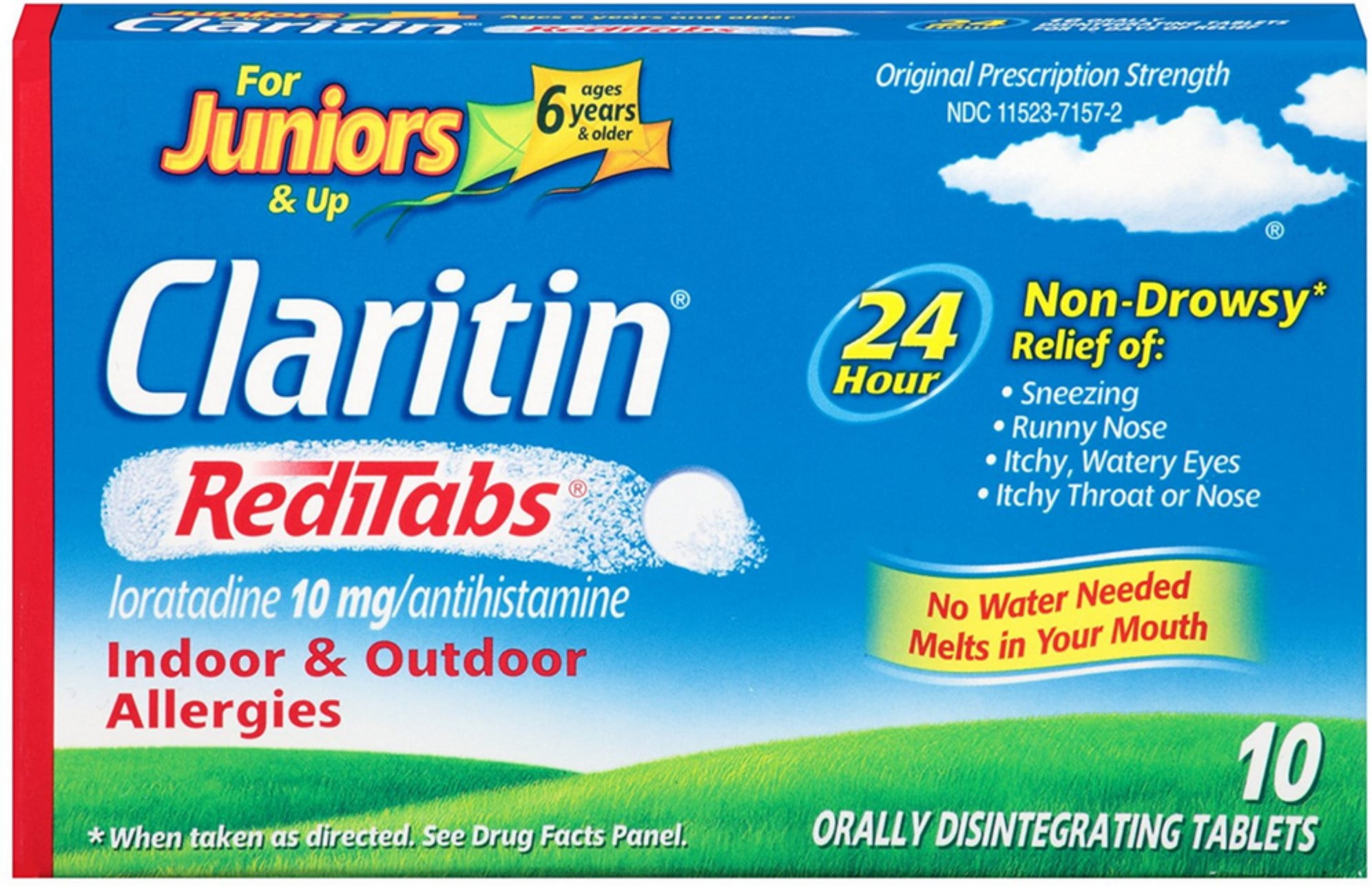 CLARITIN 24 Hour NonDrowsy RediTabs Allergy Relief Orally
