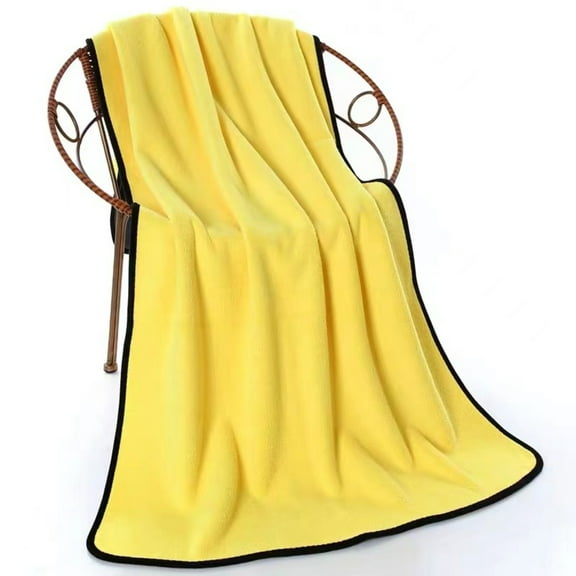 Premium Absorbent Pet Bath Towel Fast Drying Plush Coral Fleece for Dogs Cats Grooming Shower Drying