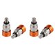 thumbnail image 1 of 4 válvulas de purga de aire de horquilla de motocross M4X7 mm para 85 125 144 200 250 300 350 450 EXC XC XCW Válvula de tornillo naranja, 1 of 3