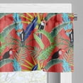 thumbnail image 3 of Ambesonne Toucan Window Valance, Tropical Birds Rainforest, 54" X 12", Dark Salmon Multicolor, 3 of 5
