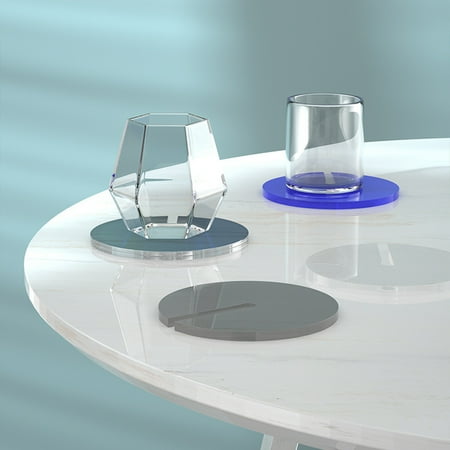 

KAOU Cup Mat Wear-resistant Anti-scald Heat Resistant Eye-catching Universal Heat-proof Round Table Coffee Tea Coaster for Home