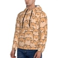 thumbnail image 2 of Hoodies for Men - Funny Cute Hamster Smiles Long Sleeve Comfrt Men'S Fashion Hoodies & Sweatshirts, Sweatshirts for Men Hoodies Pullover Clothing Clothes with Pouch, 2 of 7