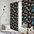 thumbnail image 5 of Blackout Kids Curtains,Game Controller Black Pattern Children's Insulated Curtains Set Of 2,Bedroom Essentials,Toddler Room Decor 52"x84", 5 of 5