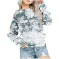 thumbnail image 2 of Girls Crewneck Oversized Sweatshirt Kids Fashion Long Sleeve Pullover Tops 1-12 Years Gray qILAKOG Size 1-2 Years, 2 of 5
