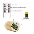 thumbnail image 2 of Velas LED sin llama parpadeantes GenSwin con control remoto y temporizador, 2 of 2