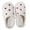 4-White, variant on Gaexia Halloween Slippers Cute Cartoon Plush Warm Holiday House Shoes Winter Wool Lined Indoor Outdoor Fuzzy Slippers Warm Winter Gift for Women