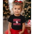 thumbnail image 3 of Retro Merry Christmas Unisex Shirt for Women and Men Vintage Inspired Distressed Santa Tee Black Shirt Youth Medium, 3 of 5