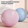 thumbnail image 2 of 55/65/75CM Yoga Ball with Air Pump Anti-slip Physical Therapy PVC Fitness Balance Ball Pregnancy Birthing Ball Gym Workout Stability Ball, 2 of 5