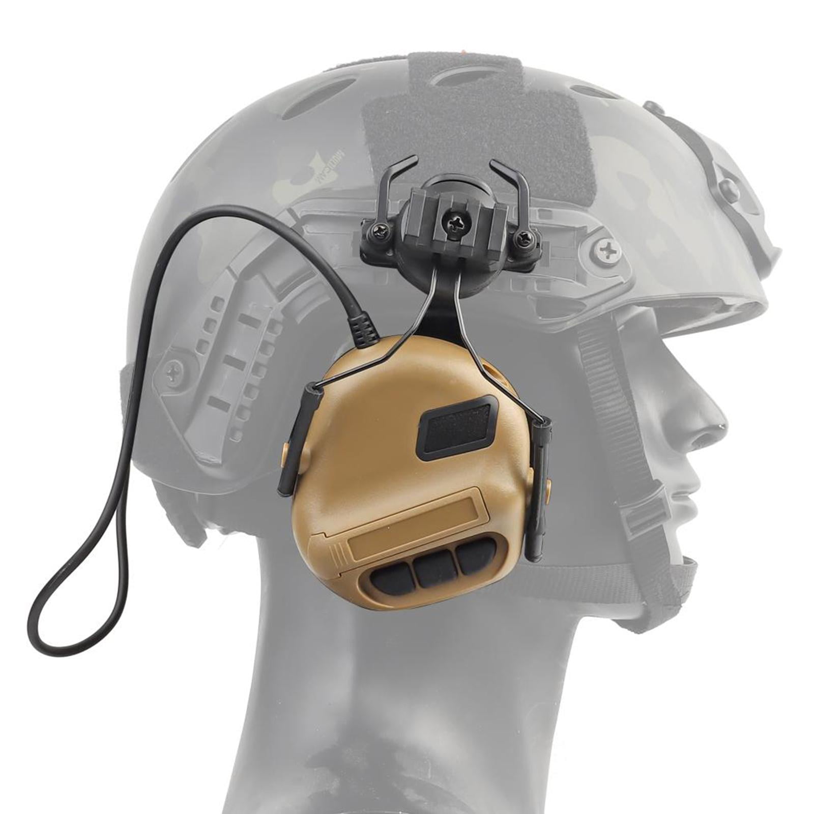 Tactical Helmet Headset Headphone Heavy Duty Shooting Ear Protection Ear Muffs