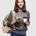 thumbnail image 4 of FONDOTIN 1Pcs Travel Digital Organizer Small Electronics Bag Khaki Color Wear-Resistant Strong Zipper For Friends, 4 of 7