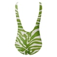 thumbnail image 3 of Gibobby Trajes de Baño Mujer Completo Mono sin mangas con tiras y control ajustado para mujer(Verde,CH), 3 of 4