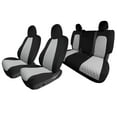thumbnail image 1 of For 2020-2024 Tesla Model Y FH Group Waterproof Neoprene Custom Fit Made Car Seat Covers - Full Set Gray, 1 of 10