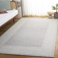 thumbnail image 2 of SAFAVIEH Ebony Ladonna Bordered Area Rug, Gray/Ivory, 6' x 6' Square, 2 of 10