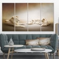 thumbnail image 1 of Design Art - White Lion Family, 1 of 3