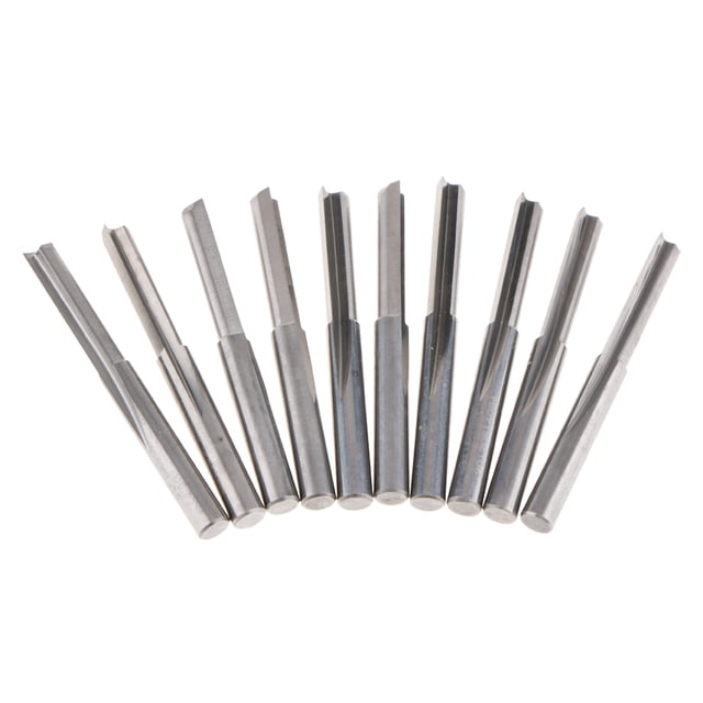 Juego de 2 brocas de fresado de doble flauta para máquina de grabado. Piezas de ALTA PRECISIÓN. 4 mm x 17 mm