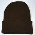 thumbnail image 3 of Unisex Knit Beanie Hip-hop Style Warm Winter Cap Comfortable for Skiing & Outdoor Trips,Coffee,One Size,Dailypoc, 3 of 3