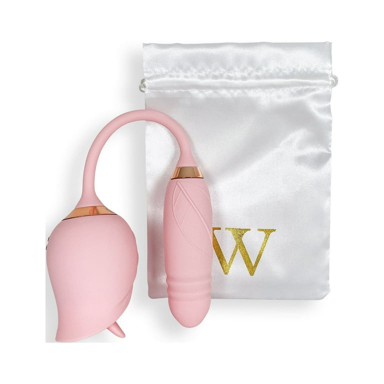 V For Vibes Dual Rosebud Vibrator Levana - Pink - Walmart.com