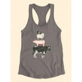 thumbnail image 3 of Farmland Family. V Racerback Tank Women -Grace Popp Designs, Female XX-Large, 3 of 4
