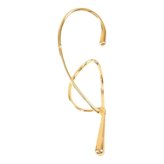 Fogun 1Pc Fashion Geometric Ear Cuff for Women Exaggerated Metal Twist Line Without Piercing Jewelry Gifts Casual Wear