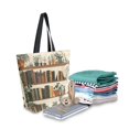thumbnail image 2 of FORMRS Womens Canvas Tote Bag with Zipper Inner Pocket Shoulder Handbag, Shelf Plants, 2 of 7