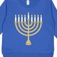 thumbnail image 3 of Inktastic Chanukah Hanukah Menorah Toddler Sweatshirt, 3 of 4