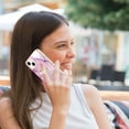 thumbnail image 3 of Allytech Compatible with iPhone 14 Plus Case 6.7 inch 2022, Cute Marble Cover for Women Girls with 360 Degree Rotating Ring Holder Silicone Ultra Slim Soft Protective Case, White Purple Marble, 3 of 3