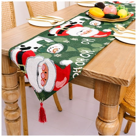 

christmas pretty table runner for christmas dinner party washable beautiful design table cloth for family time