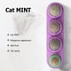 thumbnail image 5 of Bolas de hierba gatera divertidas Suministros para gatos Juguete de hierba gatera Resistencia a mordeduras para gatos domésticos (Púrpura) Sywqhk Libre de BPA, 5 of 9
