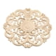 thumbnail image 4 of 1 aplique de flores talladas en madera para muebles, sin pintar, para decoración del hogar. Size_XL, 4 of 8