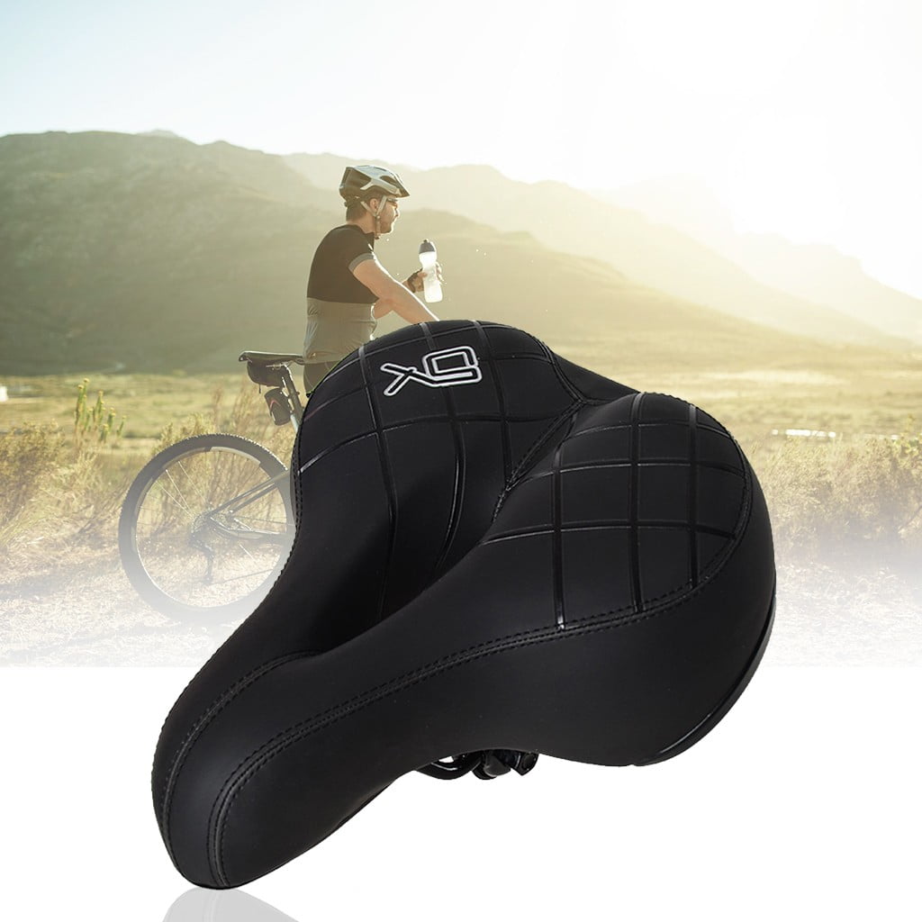 Guzom Bike Accessories Ergonomic Bicycle Seat Cushion With Anti Vibration Spring And Punched