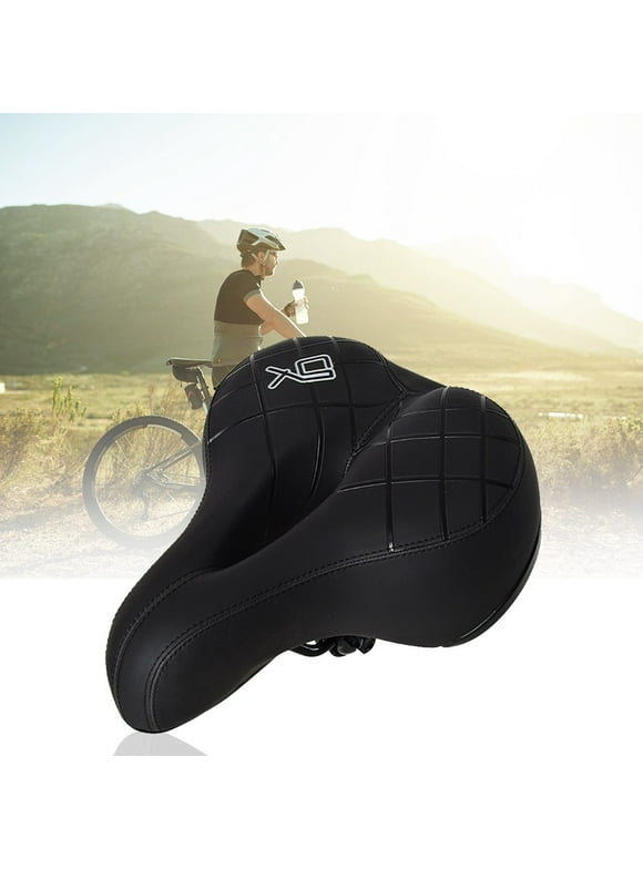 Guzom Bike Accessories- Ergonomic Bicycle Seat Cushion with Anti-vibration Spring and Punched Foam Syste