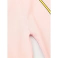 thumbnail image 4 of WIBACKER 3-8T Toddlr and Little Girls' Long Sleeve Top and Pants Snug Fit 100% Cotton 2 Piece Pajama Set - Flamingo, 4 of 9