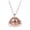 Rose Gold, variant on VerPetridure Wing Retractable Photo Box Necklace Stretch Photo Photo Box Necklace Gift Wings Stretch Photo Box Necklace Open Four Layers Stretch Photo Box Necklace
