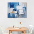 thumbnail image 2 of ARISTURING  Wall Art Blue and White Picture Artwork Abstract Wall Art Canvas Modern Wall Art for Living Room Bedroom Office Wall Decor, 2 of 6