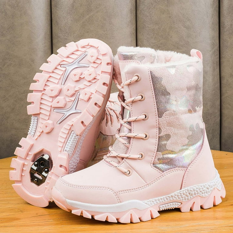Ladies pink walking clearance boots