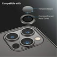 thumbnail image 4 of For iPhone 12 Pro /12 Pro Max Camera Lens Protector Cover,3 PCS HD Tempered Glass Metal Full Coverage Back Lens Protection Ring Film Anti-Scratch, 4 of 7