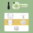 thumbnail image 2 of Multifunctional 4 In 1 Handheld Electric Vegetable Cutter Set, Portable Wireless Food Chopper, 2 of 5