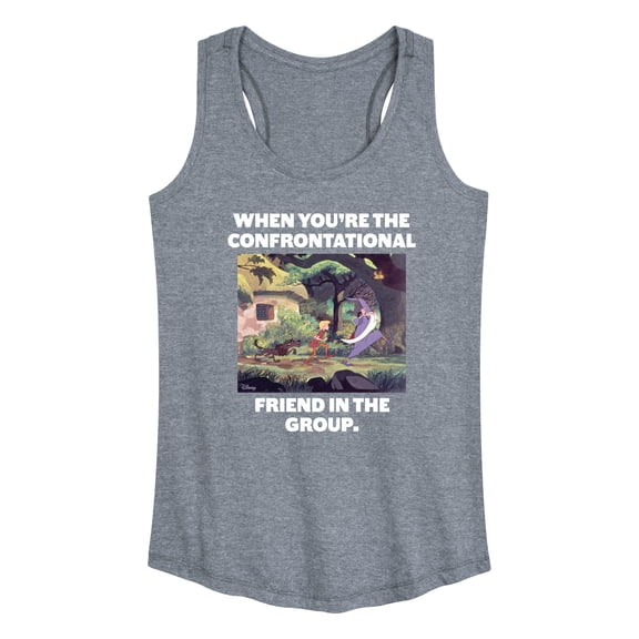 Disney - The Sword And The Stone - Confrontational Friend in the Group - Women's Racerback Tank Top