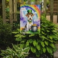 thumbnail image 2 of Fox Terrier St Patrick's Day Garden Flag 11.25 in x 15.5 in, 2 of 5