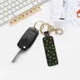 thumbnail image 5 of Wukai St. Patrick's Day8 Print Leather Car Keychain, Universal Key Fob Keychain, Leather Key Chain Holder for Men and Women,360 Degree Rotatable, 5 of 5
