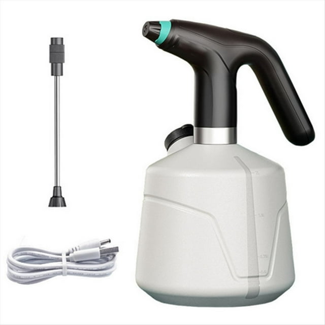 Regadera Eléctrica Automática para Plantas, Nebulizador, Desinfectante Doméstico, para Jardín, Color y Negro.