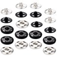 thumbnail image 2 of Shisuyan 20 Pairs Sew-on Snap Buttons Metal Snap Fasteners Clothes Press Studs Buttons, 2 of 8