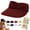 Burgundy, variant on Women's Upf 50+ UV Protection Sun Visor Hat High Ponytail Wide Brim Pool Visors Hats Headband Beach Caps