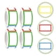 thumbnail image 2 of EeaseMX 4 rollos de etiquetas adhesivas para nombres, etiquetas rectangulares de colores, etiquetas para despensa, 2 of 7