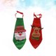 thumbnail image 2 of 2 piezas de decoraciones navideñas para corbatas, corbata creativa con lentejuelas, decoración colgante para árbol de Navidad, pequeño regalo para niños y adultos (verde y rojo), 2 of 5