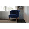 thumbnail image 3 of Katherine Tufted Accent Chair Navy Blue, 3 of 10